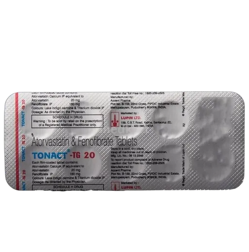 tonact tg 20mg tablet 10's